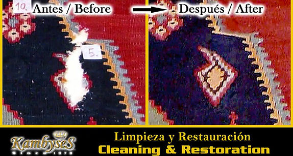 Restauracion de Alfombras Persas y Orientales
