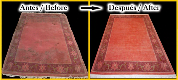 RESTAURACION DE ALFOMBRA PERSA Y ORIENTAL POR MOHO CUASADA POR HUMADADES