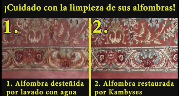 Limpieza de alfombras Persas y Orintales